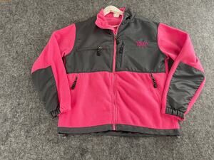 GOGO Sports Jacket Womens Medium Pink Villa Roma Fleece Zip Pockets N47